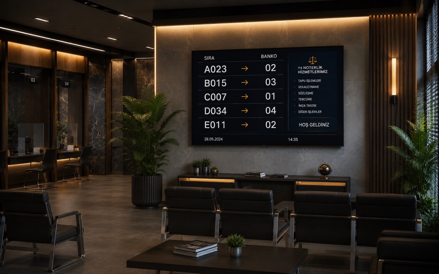 Çağrı ve salon ekranı